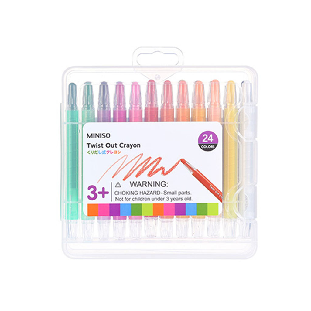 Crayón Giratorio de 24 Colores