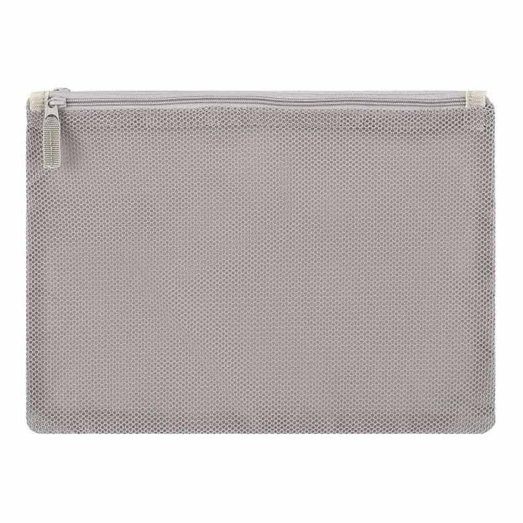 Bolso grande Doble zipper (Gris)