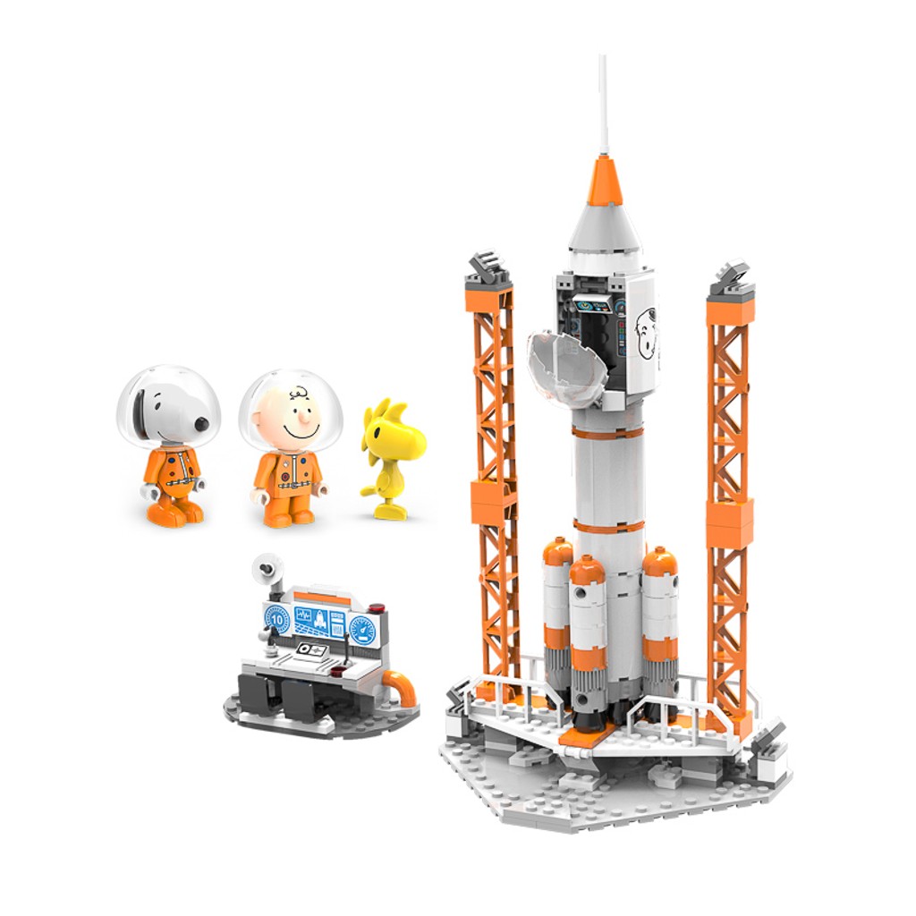 Bloques de Construcción Snoopy (Cohete Espacial)