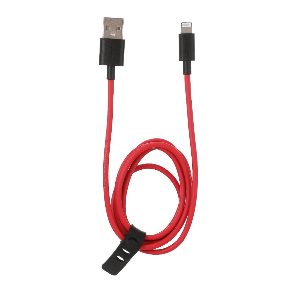 Cable Carga Rápida Tipo C 1.0m (Rojo)