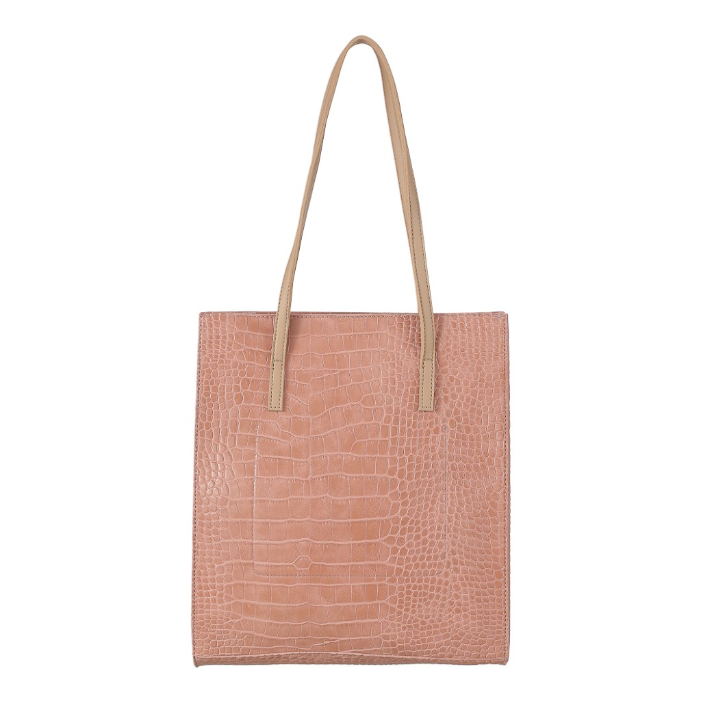 Bolso para Mujer (Cocodrilo, Rosado)