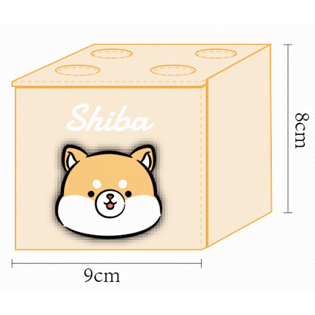 Caja de Almacenamiento Azul Pequeña (Shiba)