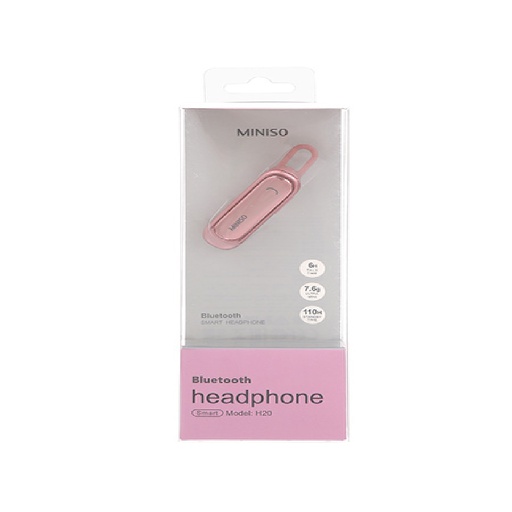 [4514835183938] Audífono Bluetooth Inteligente Modelo:H20 (Oro Rosa)